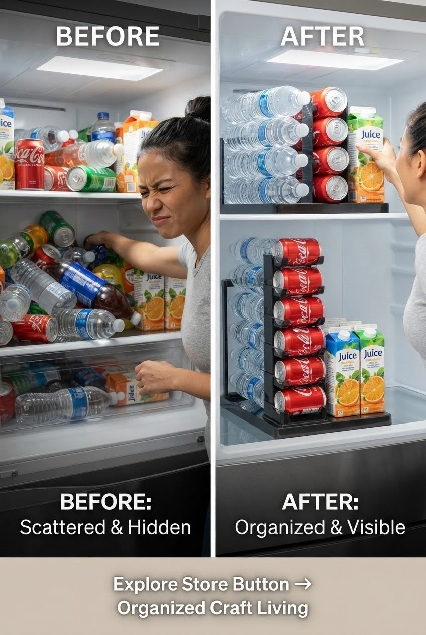 Drinks Hidden Behind Everything? This One Change Multiplies Visible Fridge Space