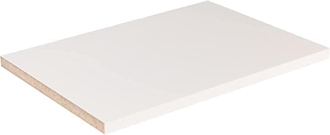 B&B HARDWARE Cabinet Shelves - Melamine 3/4'' Thick - Custom Organize Space with Stylish Cabinet Melamine Shelves Cut to Size - Perfect Solution for Home & Office - (19" Depth x 33 inches Length)