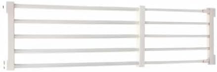 Adjustable Shelf Organizer Expandable Closet Shelf and Rod with No Drilling for Wardrobe Cupboard Kitchen Bookcase (18.2" - 29.5")