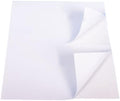 Premium Label Supply White Sticker Half Sheet Labels – 8.5" x 5.5" – Laser/Inkjet Compatible – (2 per Sheet), 500 Sheets - 1000 Total Adhesive Labels