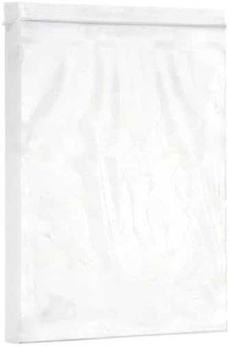 Spartan Industrial - 13" X 15" (100 Count) 2 Mil Clear Reclosable Zip Plastic Poly Bags with Resealable Lock Seal Zipper