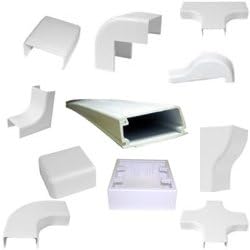 Electriduct 500 Series Raceway Accessory - Outside Corner (Beige)