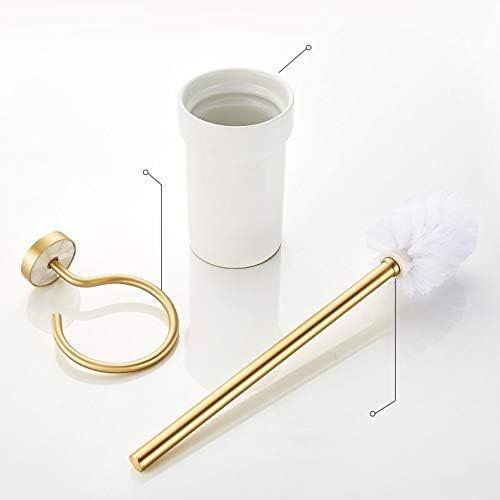 Toilet Brush Holder Set Toilet Brush Cup Toilet Bathroom Home No Dead Angle Long Handle Cleaning Brush (Color : D) (D)