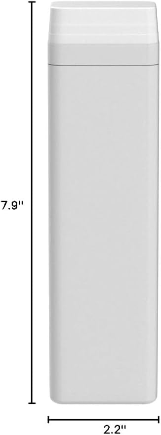 Yamazaki 3587 Refillable Laundry Bottle, White, Approx. W 2.2 x D 4.3 x H 7.9 inches (5.5 x 11 x 20 cm), Tower
