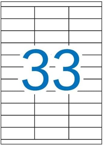 Apli 002086 - White Labels for Printer 100 Units