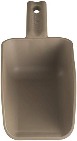 Remco 640066 Color-Coded Plastic Hand Scoop - BPA-Free, Food-Safe Scooper, Commercial Grade Utensils, Restaurant and Food Service Supplies, Large 32 Ounce Size, Brown