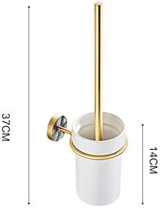 Toilet Brush Holder Set Toilet Brush Cup Toilet Bathroom Home No Dead Angle Long Handle Cleaning Brush (Color : D) (D)