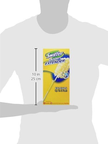 Swiffer 360 Dusters Extender Kit, 3 Unscented Dusters With Extendable handle (Packaging May Vary)