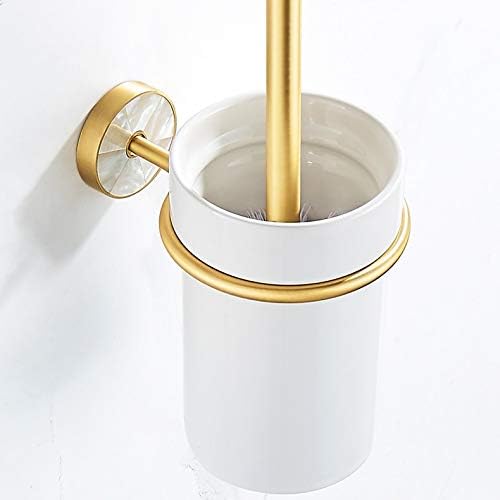 Toilet Brush Holder Set Toilet Brush Cup Toilet Bathroom Home No Dead Angle Long Handle Cleaning Brush (Color : D) (D)