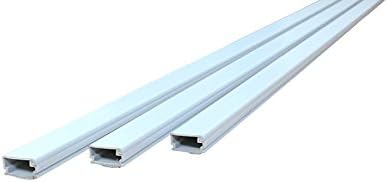 Electriduct Medium Latching Cable Raceway (500 Series) - 5 Feet - White