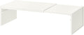 Cabinet Shelf Expandable Organizer Riser Storage Space Saver Stackable for Kitchen Pantry Cupboard Under Sink Countertop White Simple Houseware Counter (White)