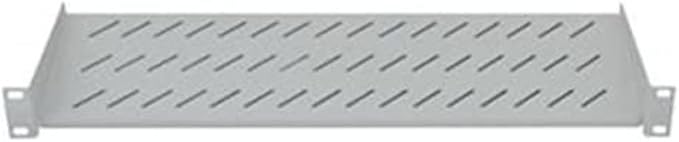 Intellinet 19 Inch Cantilever Shelf, 1U, 2-Point Front Mount, 150 mm Depth, Grey