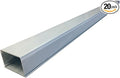 Electriduct XX-Large Latching Cable Raceway - 3" x 2" Channel Size - 20 Sticks - 6 Feet (120 Feet Total) - White