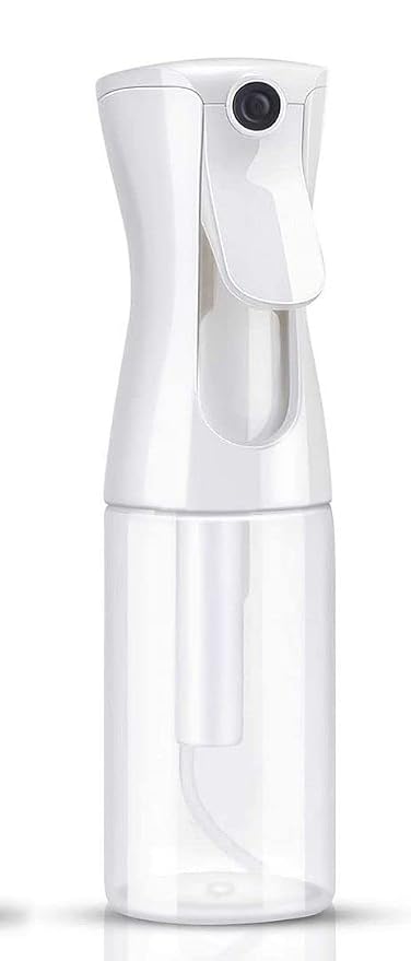 Hair Spray Bottle Continuous Water Mister Spray Bottle Empty Ultra Fine for Hair Styling, Pets, Plants, Cleaning, Misting & Skin Care, Salons, for Taming Hair in Morning, Curly Hair, Essential Oil Scents & More