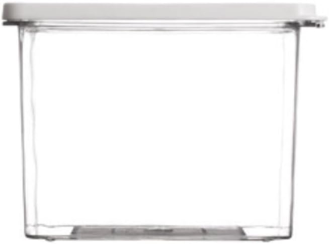Food Storage Container Refrigerator Fresh-Keeping Storage Box Sealed Frozen Box Storage Household Portable Sub-Package Box Kitchen Refrigerator Food Organizer (Color : Clear, Size : E)