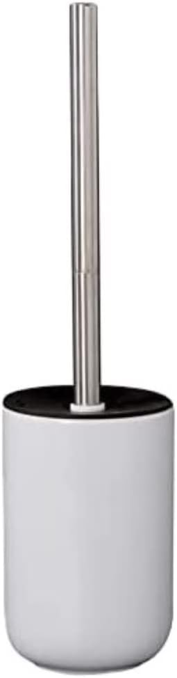 Toilet Brush Ceramics Toilet Brush Quick Draining Clean Tool Floor-Standing Cleaning Brush Home Bathroom Accessories Toilet Tools (White 9x9x14cm)