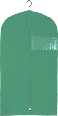 Kids Garment Bag for Hanging Clothes, Travel Garment Bag for Dresses, Dance Costumes & Suits, Breathable Clothes Cover for Baby Toddler Child, Green, 30" x 18"