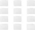 12 Pcs Removable Bin Labels Clip, Basket Labels Clips On Set, Plastic Basket Bin Label Clip on,Kitchen Clips Label Holder for Basket Pantry Organization Box（White