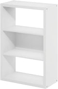 Furnifact White Bookcase with Modern Design, Sturdy Wood Construction, Stylish and Functional Storage Solution for Home Office or Living Room