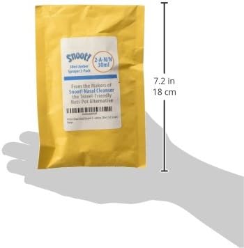 Snoot! Amber Nasal Glass Sprayer for Intranasal Insulin, Colloidal Silver and Saline Applications, 30ml (1oz) -dispenses .1 ml = 10 IU Empty 2-Pack