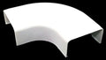 90 Degree Elbow - Electriduct XX-Large Latching Cable Raceway Accessories - 3" x 2" Channel Size - White