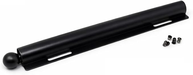 12-Inch Long Expendable and Reversible Pullout Closet Wardrobe Valet Rod with Installation screws (Matte Black)