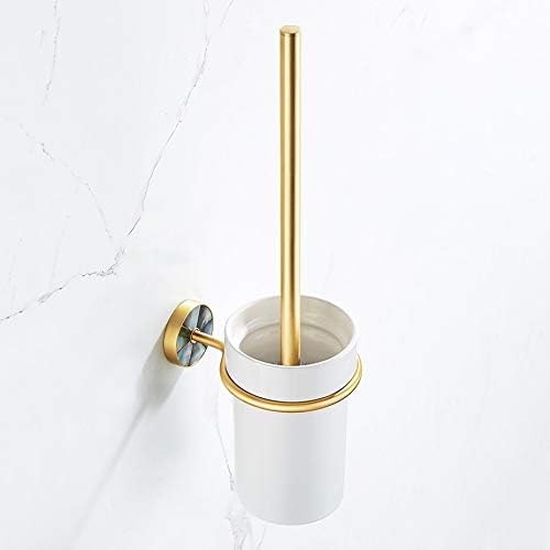 Toilet Brush Holder Set Toilet Brush Cup Toilet Bathroom Home No Dead Angle Long Handle Cleaning Brush (Color : D) (D)