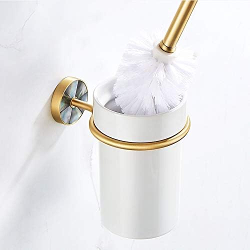 Toilet Brush Holder Set Toilet Brush Cup Toilet Bathroom Home No Dead Angle Long Handle Cleaning Brush (Color : D) (D)