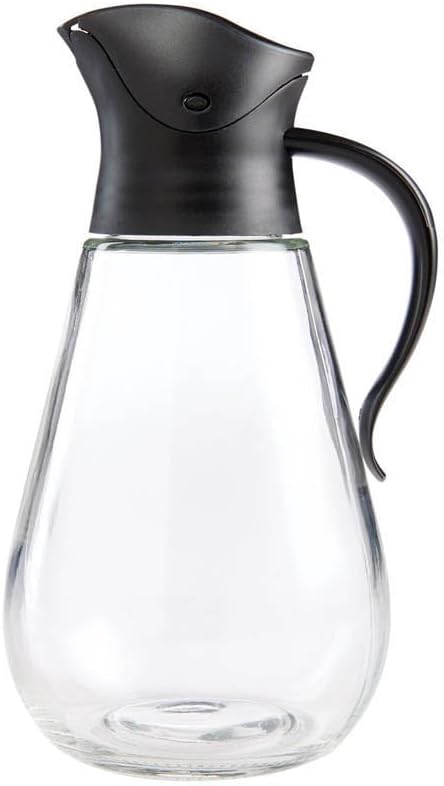 Mrs. Anderson's Baking Store'N Pour Syrup Dispenser, 18.5-Ounce Capacity, Glass With Drip-Free Spout For Pancakes And Breakfast