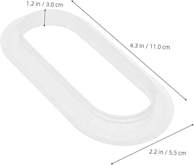 Healifty 10pcs Heavy Duty Plastic Box Handles for Moving Lifting and Carrying Comfortable Grip for Easy Attachment to Cardboard and Storage Bins and Reliable Packing Straps