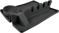 Silicone Utensil Rest with Drip Pad for Stove Top, Large Spoon Holder, Kitchen Utensil Rest (Black)
