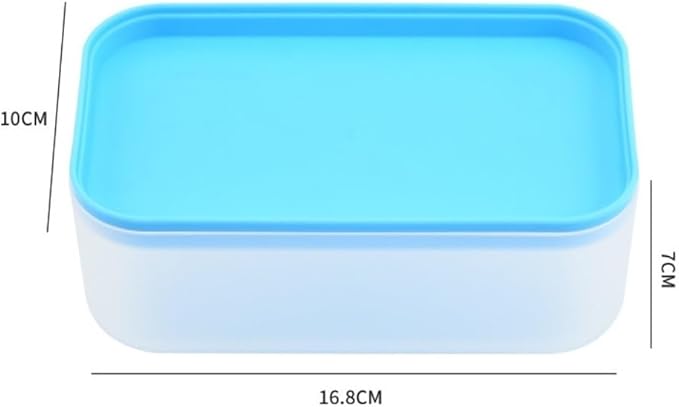 Food Storage Container Square Fresh-keeping Box Can Be Stored In The Refrigerator Frozen Sealed Storage Tank Grain Storage Fresh-keeping Box Kitchen Refrigerator Food Organizer ( Color : One color , S