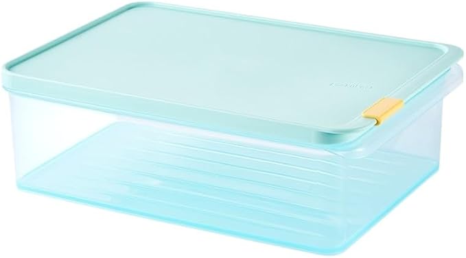 LocknLock Freezer Fit Plastic Freezer Containers | Airtight Stackable Food Storage for Meal Prep | Microwave & Dishwasher Safe | BPA Free Freezer Container with Lid, 2.2L