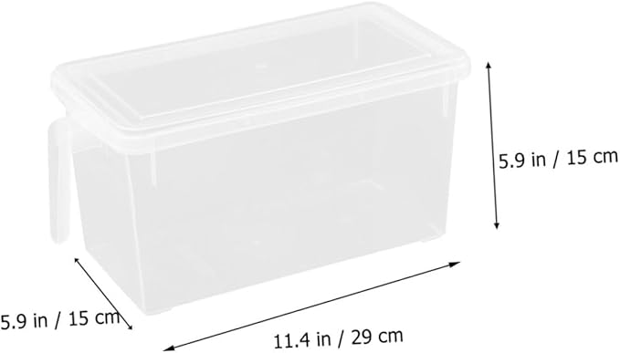 SHINEOFI 3pcs Food Preservation Storage Boxes 4l Rectangular Lidded Sealing Containers Plastic Pink Blue Refrigerator Organizer for Kitchen Pantry