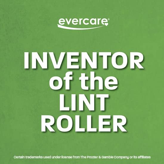 Evercare Pack of 3 Gain Scented All-Purpose Travel Lint Rollers, 90 Sheets Total (30 Sheets Each)