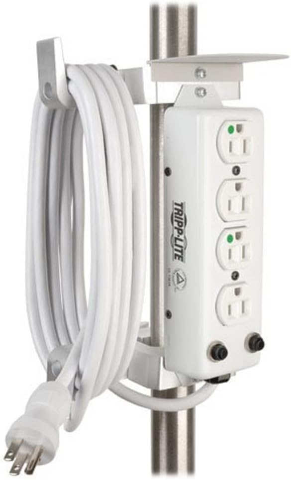 Tripp Lite Hospital Mounting Clamp for Medical-Grade Power Strips, Power Strip Holder (PSCLAMP), Rubber
