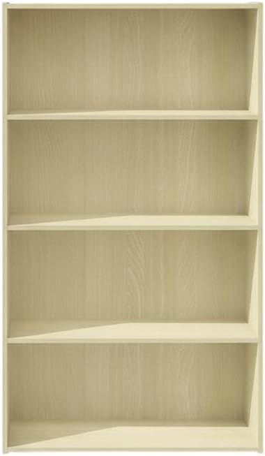 Furnifact Steam Beech Bookcase, Wooden Craftsmanship, Elegant Storage Solution, Modern Design, Durable Wood Material