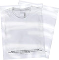 The Elixir Packaging 00 Count 11 x 14 Clear Poly Bag with Suffocation Warning Reclesable Transparent Plastic Tote Backpack Mailer Bag, Food Grade Material, 1.5 Mil Thickness