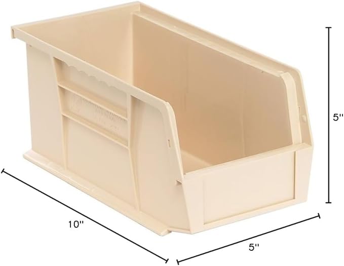 Quantum Storage QUS230 Ultra Stack and Hang Bins - 10-7/8" x 5-1/2" x 5" - 12 Pack