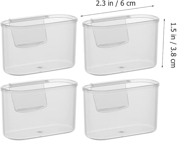 Garneck 8pcs Fridge Side Door Organizer Sauce Bag Holder for Condiments and Seasonings Space-saving Storage for Kitchen Organization Material
