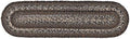 | Night Shadow Premium Braided Collection | Primitive, Rustic, Country, Farmhouse Style | Cotton Blend| 30 Days Risk Free | Accent Rug/Door Mat | 13"x48" Oval Runners
