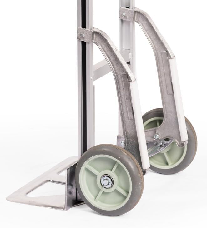 Stair Climber Cart Kit - for 2 Wheel Stair Climbing Hand Trucks - Easily Move Hand Cart Over Stairs and Curbs - Aluminum Polymer Slide Bars -Compatible with 8" and 10" Wheels