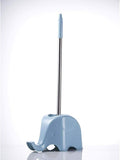 Toilet Brush Set Bathroom Long Handle Dead End Cleaning Brush Home (Color : Black) (D)