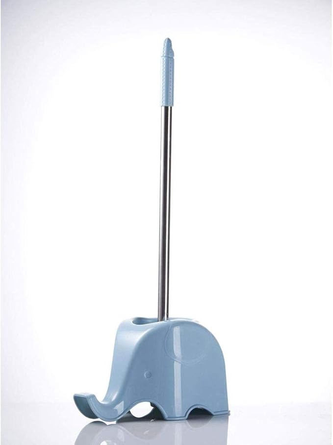 Toilet Brush Set Bathroom Long Handle Dead End Cleaning Brush Home (Color : Black) (D)