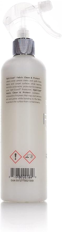 OPTI-COAT – Fabric Clean & Protect – Clean Away Grease, Stains, & Spills from Fabric & Carpet Surfaces; Leaves Polymetric Protectant (16 Fl. Oz.)