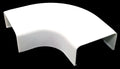 Electriduct Extra Large Latching Cable Raceway Accessories (2100 Series) - 90 Degree Elbow - White