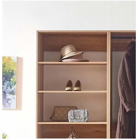 Maykoosh Closet System Organizer - Customizable Walk-in Wardrobe Storage Oak/Model ECB 3 Closet