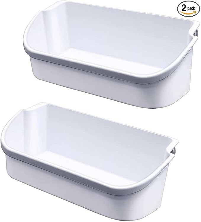 2 PACK UPGRADED 240356401 Refrigerator Door Bin Compatible with Frigidaire Door Shelf Replacement Parts FFSS2614QE6A, FFSS2614QS4A, FFHS2611PFEA, FFHS2611LBPA Replace 240356402, AP2116036, PS430121