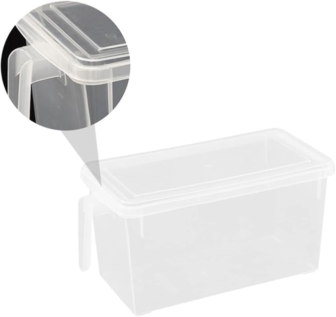2pcs Food Preservation Storage Box Transparent Sealed Containers for Refrigerator Organization Microwave Dishwasher Material for -term Use