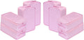 Travel Shoe Bags, Foldable Waterproof Shoe Pouches Organizer-Double Layer (8 Pink Shoe Bags)